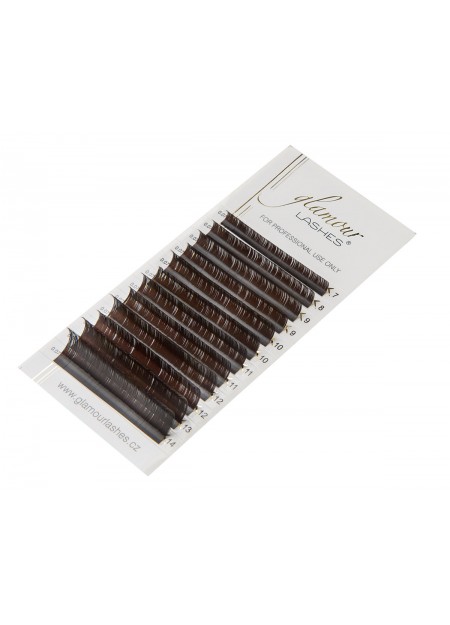 Dark CHOCOLATE lashes 1 length