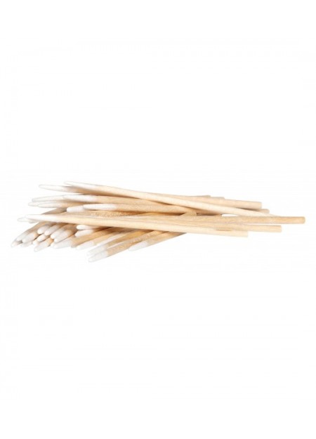 Wooden Cotton Tip Applicator Sticks 100pc