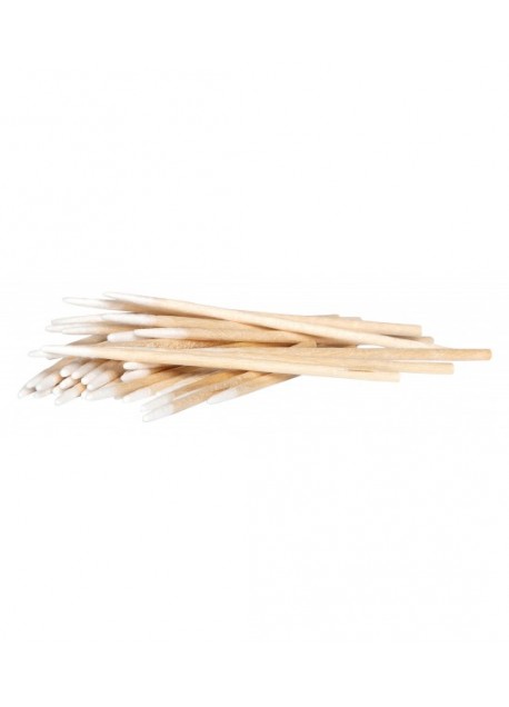 Wooden Cotton Tip Applicator Sticks 100pc
